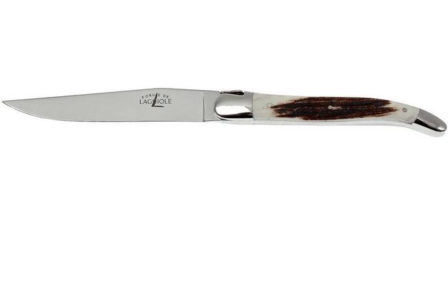 Forge de Laguiole - Stag Horn Table Knives - Set of 6