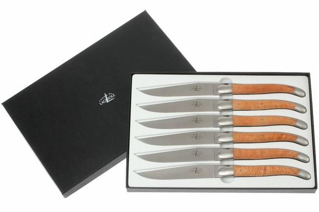 Forge de Laguiole Steak Knives - Purple