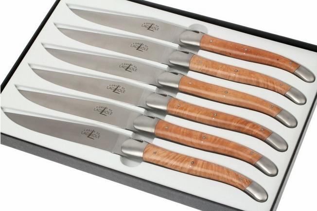 Forge de Laguiole Steak Knives - Purple