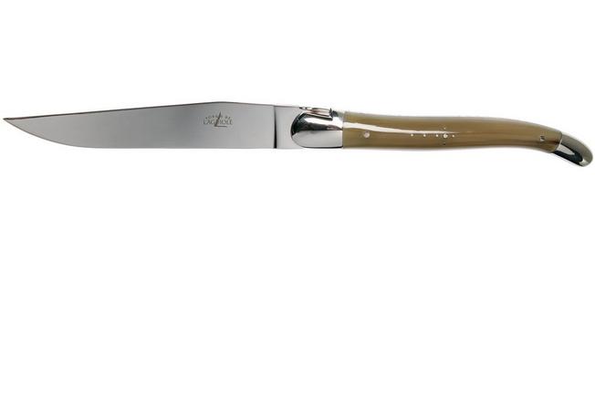 Forge de Laguiole Horn Tip Handle Steak Knives