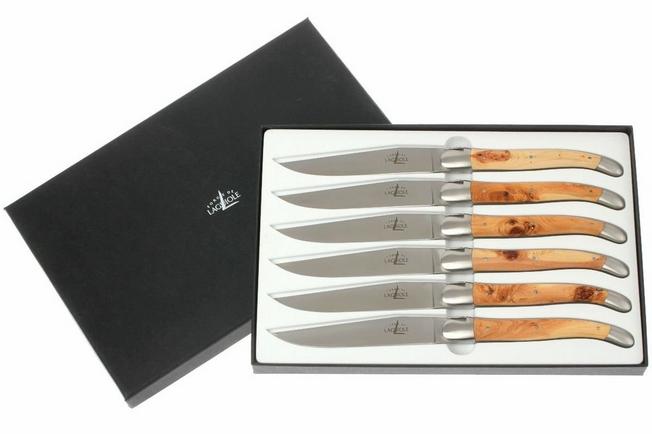 Forge de Laguiole Steak Knives - Red