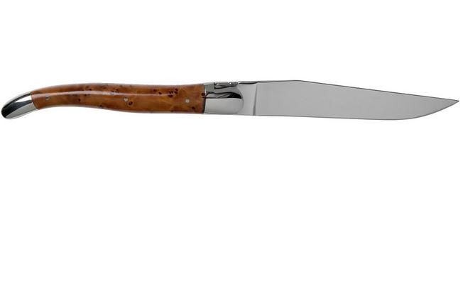 Shop Forge de Laguiole Olive Wood Steak Knives at Weston Table