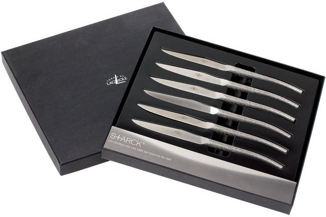 Forge de Laguiole Steak Knives - Black