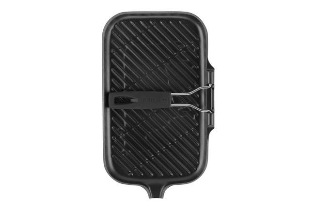 Afbeelding voor Le Creuset grillpan/skillet 36 cm zwart met inklapbaar handvat