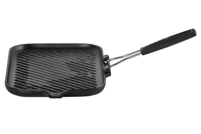 Afbeelding voor Le Creuset grillpan/skillet 36 cm zwart met inklapbaar handvat