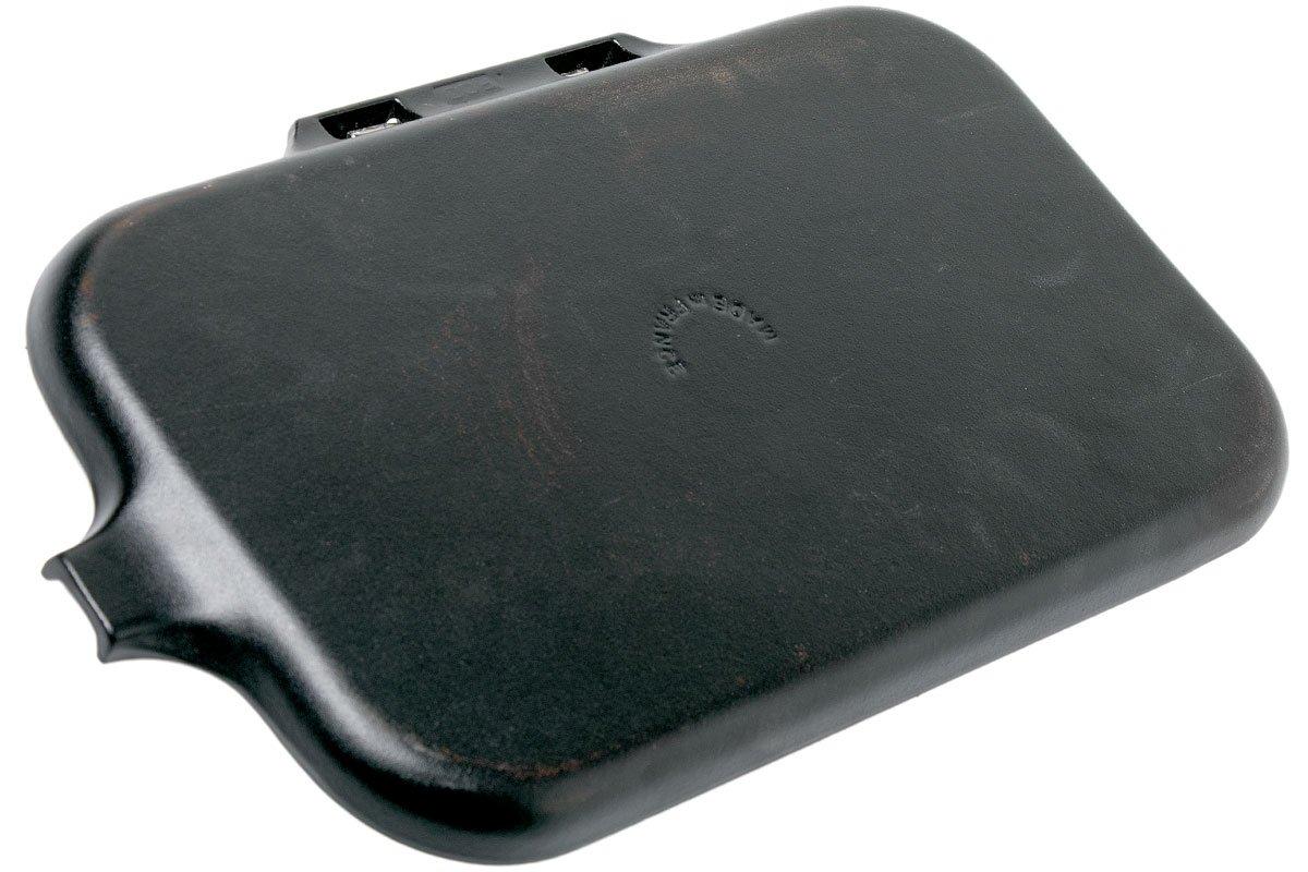 Le Creuset grill pan/skillet 36 cm black with collapsible handle