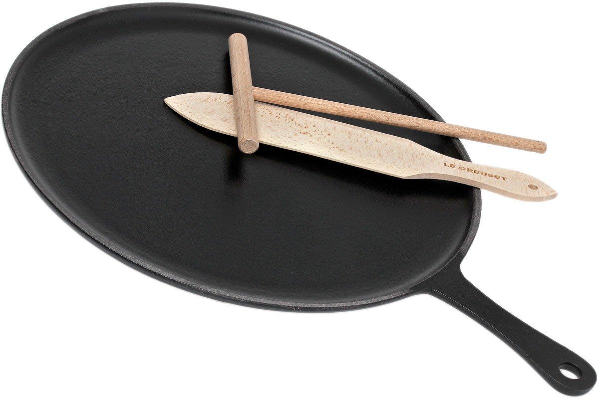 Elektrische Crêpes-Pfanne 45cm - Gusseisen Mit Antihaftbeschichtung