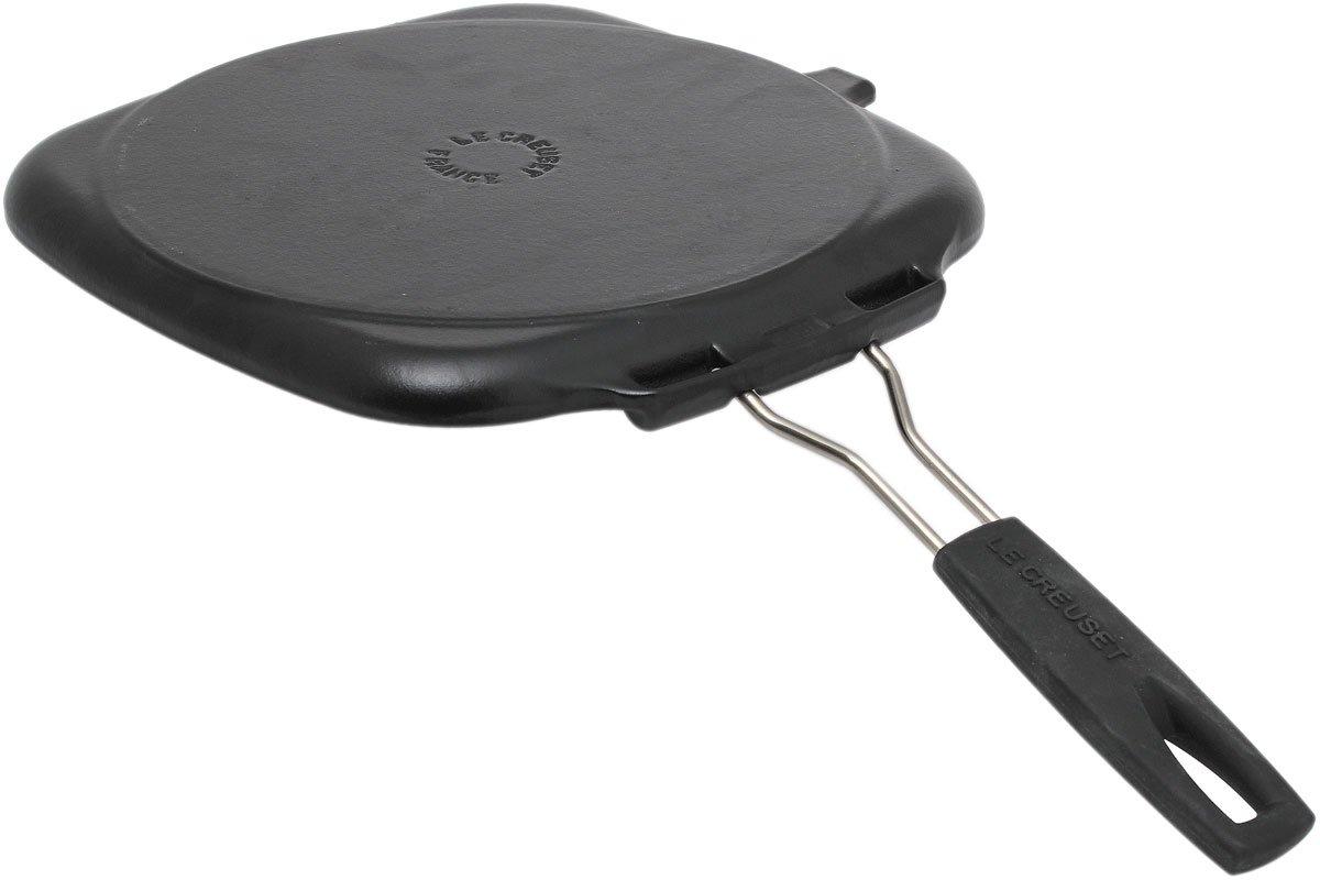 Le Creuset grill pan/skillet 24cm square, black Advantageously shopping at