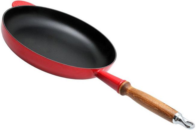 Geloofsbelijdenis betalen crisis Le Creuset frying pan 26cm, red | Advantageously shopping at  Knivesandtools.com