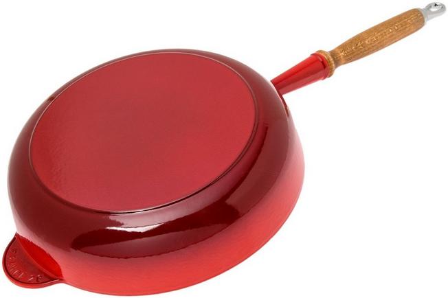 Le Creuset sartén para saltear / sartén para saltear de hierro fundido,  rojo cereza, 28 cm, 3,6 litros