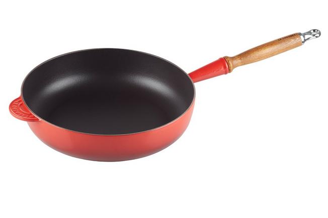 Image for Le Creuset cast-iron sauté pan cherry red, 28 cm, 3,6L