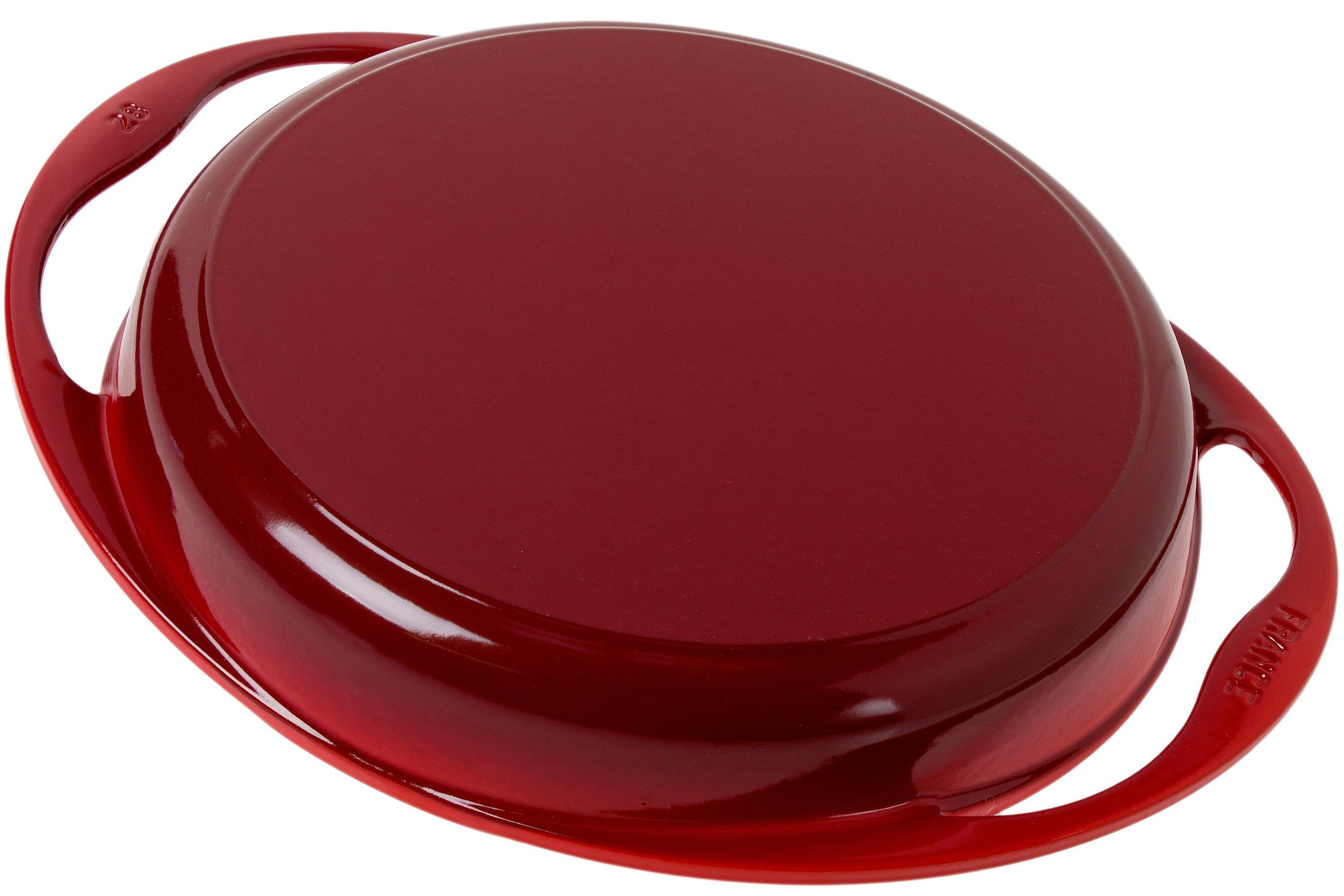 Le Creuset plat à tarte tatin, 25 cm, rouge orange
