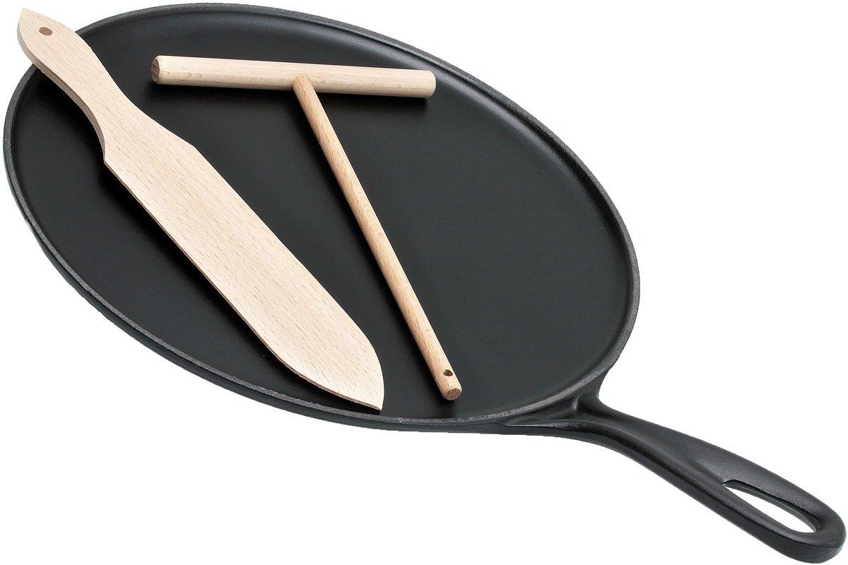 Le Creuset poêle à crèpes en fonte 32 cm, noir