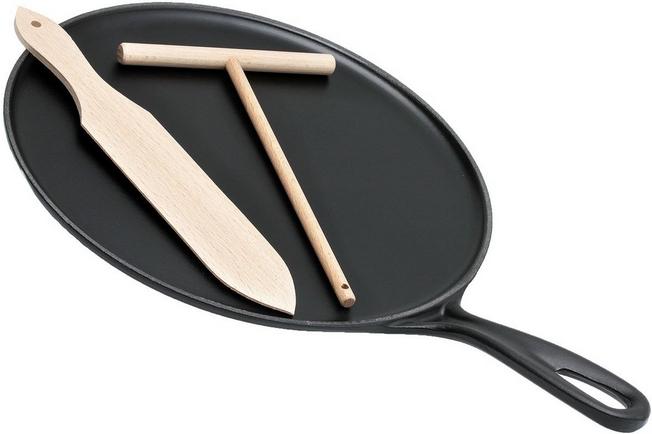 Le Creuset pancake pan/crepe pan 27cm, black Advantageously