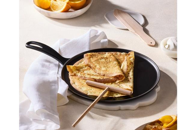 Afbeelding voor Le Creuset pannenkoekenpan/crêpe pan 27cm, zwart