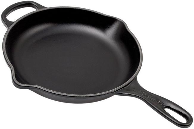 Le Creuset cast-iron skillet 23 cm round, black