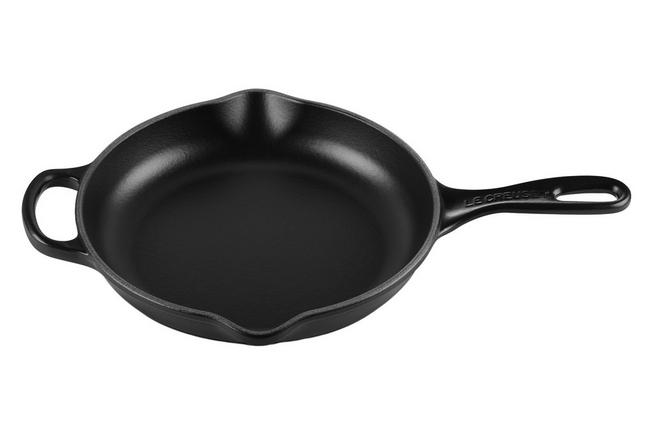 Image for Le Creuset cast-iron skillet 23 cm round, black