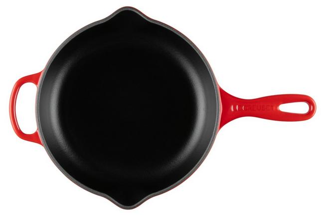 Immagine per Le Creuset padella/griglia in ghisa 23 cm, rotonda, rosso