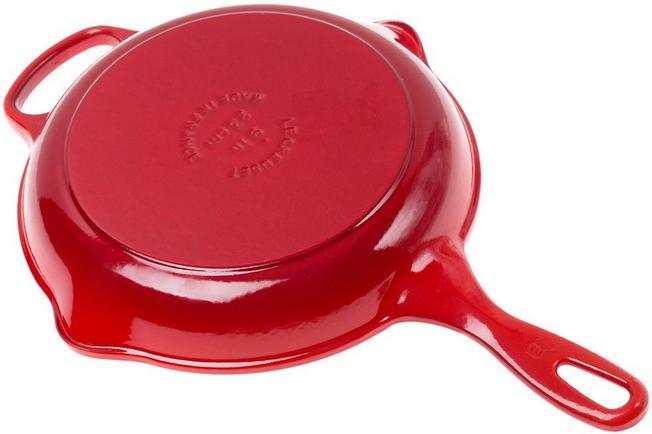 Le Creuset steelpan / skillet 23 cm rond, rood | Voordelig kopen bij knivesandtools.be