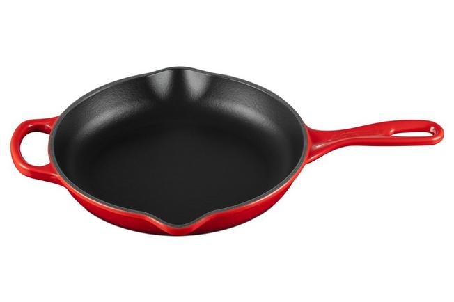 Immagine per Le Creuset padella/griglia in ghisa 23 cm, rotonda, rosso