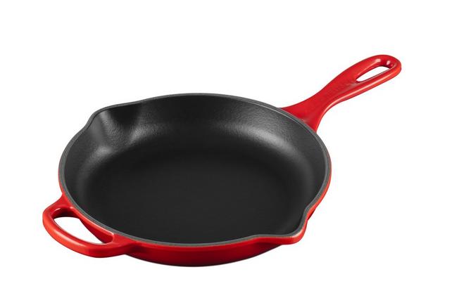 Immagine per Le Creuset padella/griglia in ghisa 23 cm, rotonda, rosso