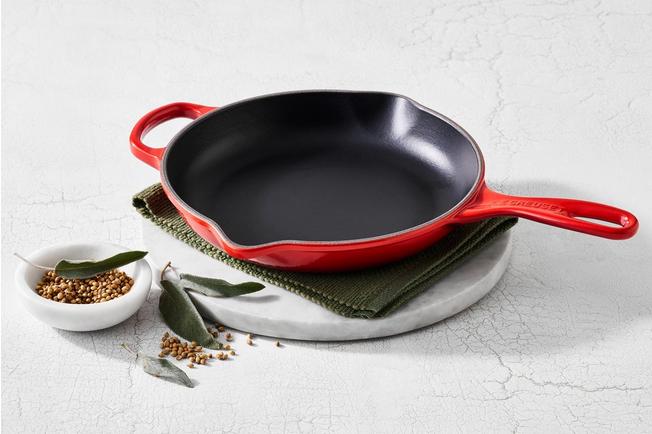 Immagine per Le Creuset padella/griglia in ghisa 23 cm, rotonda, rosso