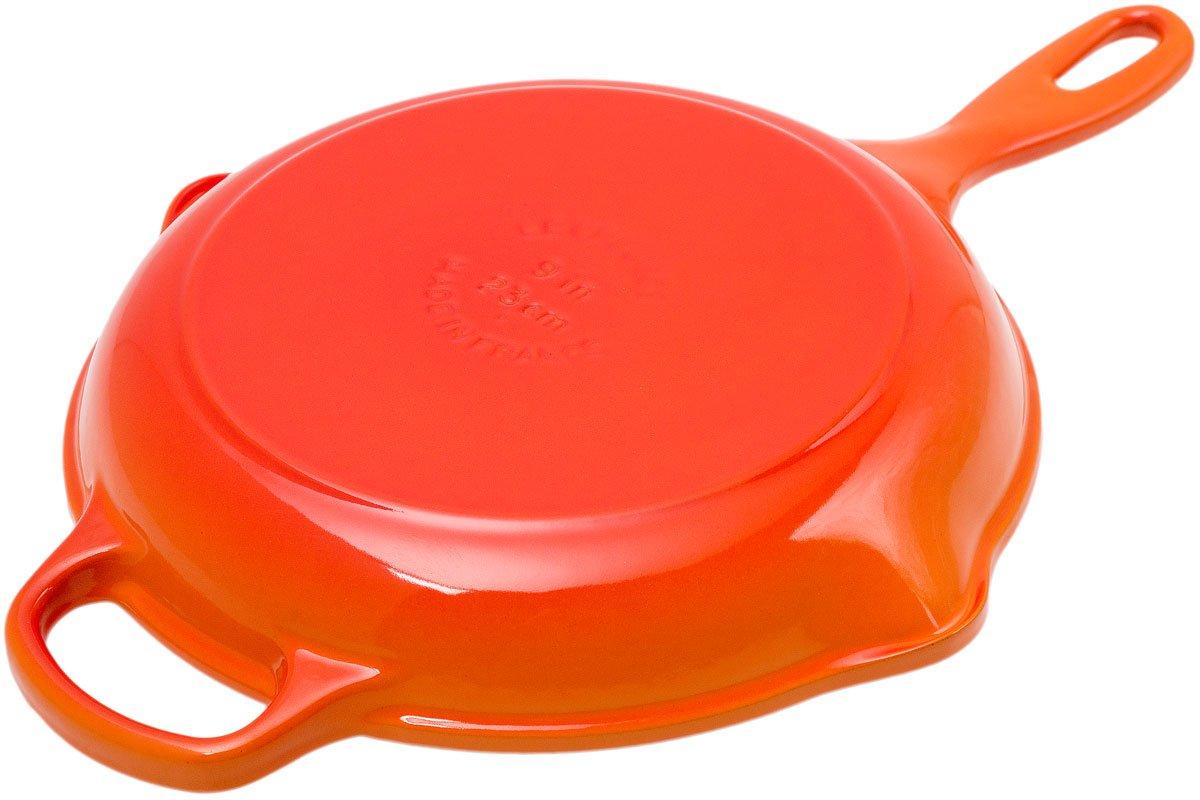 Le Creuset Cast Iron Round Skillet 20 Orange