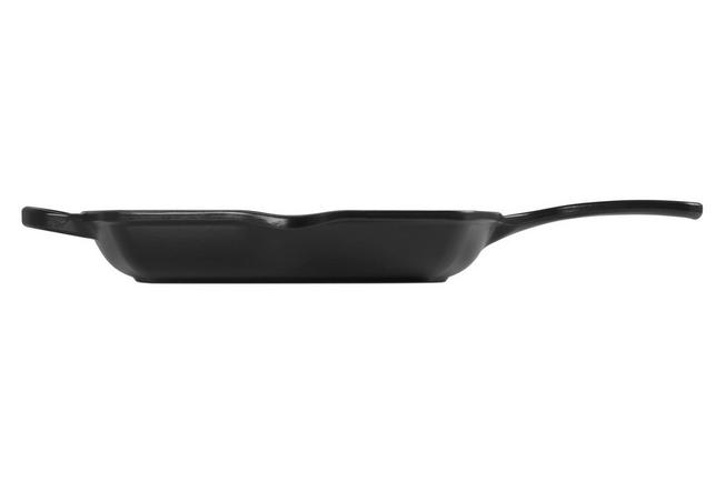 Afbeelding voor Le Creuset Signature grillpan/skillet 26cm vierkant, zwart