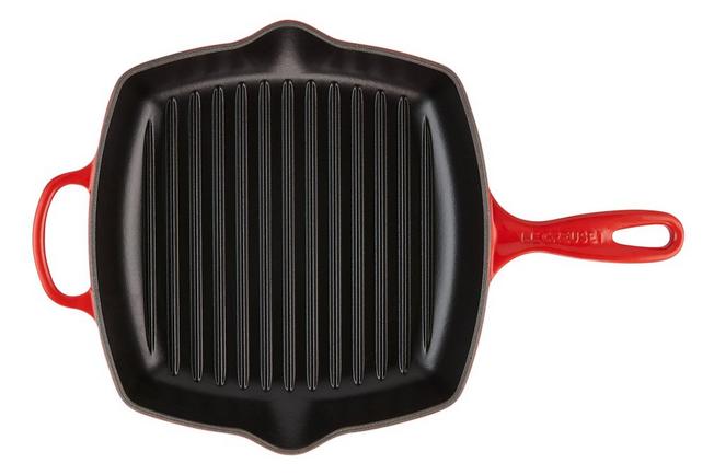 Image for Le Creuset grill pan/skillet 26cm square, Red