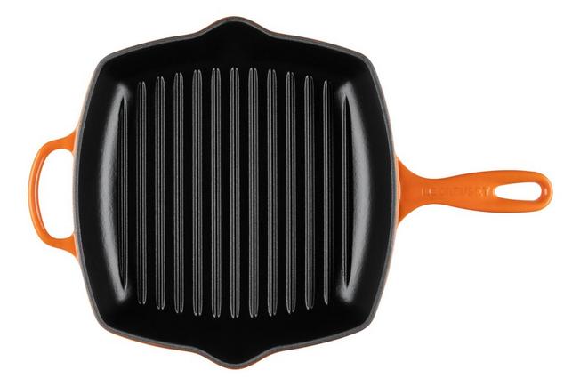 Image for Le Creuset grill pan/skillet 26cm square, orange