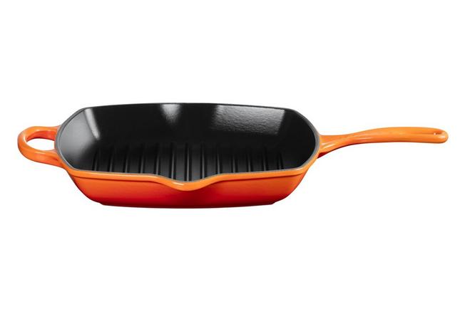 Image for Le Creuset grill pan/skillet 26cm square, orange