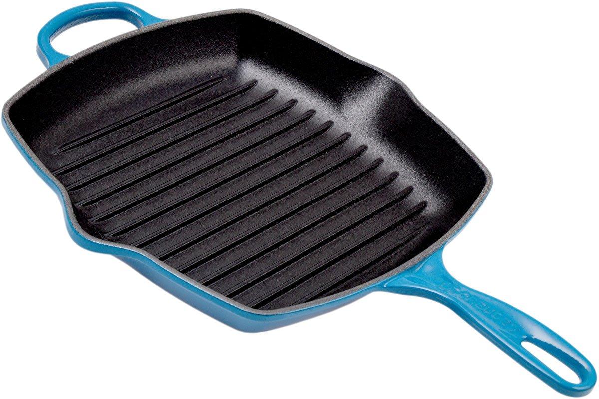 Le Creuset Square Grill in Caribbean