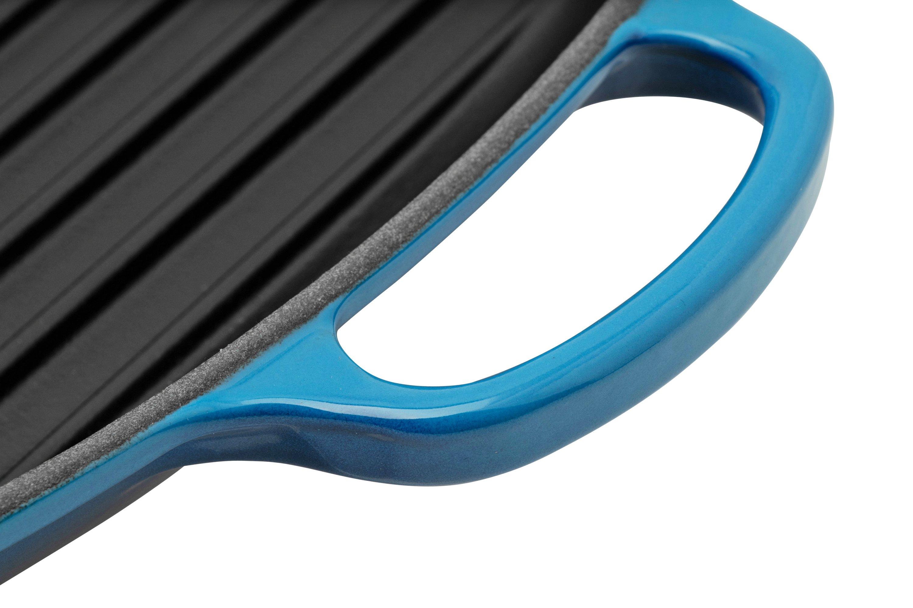 Le Creuset Signature square grill pan/skillet, 26 cm, azure
