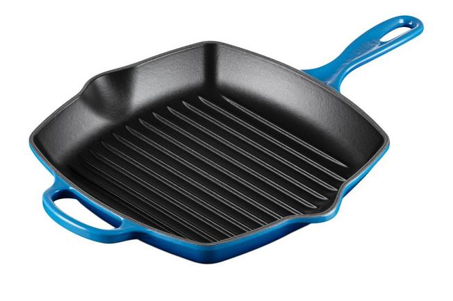 Image pour Le Creuset Signature Skillet gril/carré, 26 cm, azur