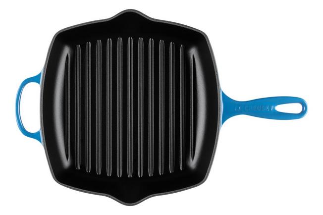 Image pour Le Creuset Signature Skillet gril/carré, 26 cm, azur