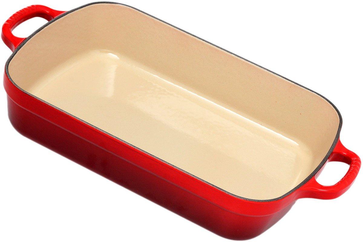 Le Creuset plat à four en fonte , rectangulaire 29cm , 2.8L rouge Achetez à prix avantageux