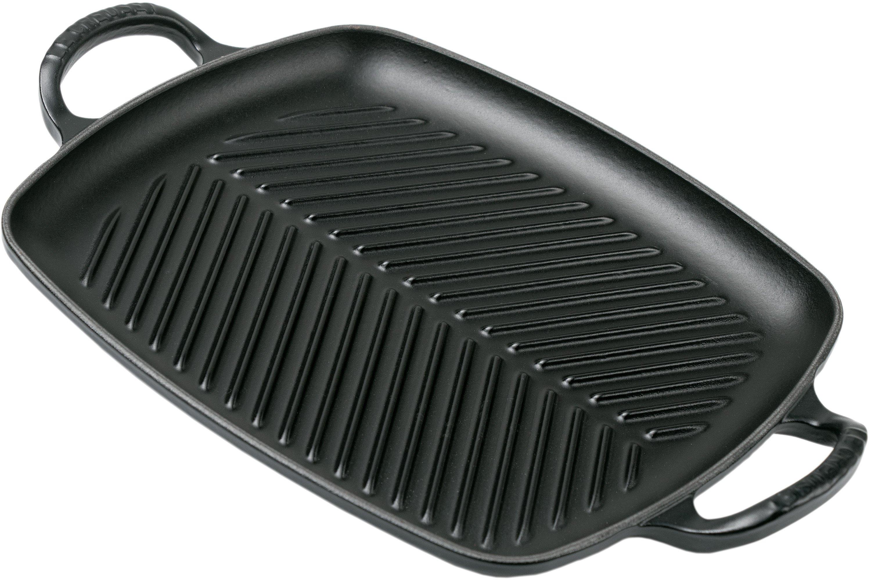 Le Creuset Rectangular Traditional Grill 32 Matt Black