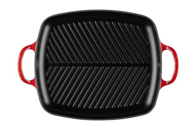 Imagen para Le Creuset La Fonte émaillée Parrilla 30 cm, rojo cereza