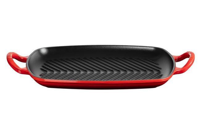 Imagen para Le Creuset La Fonte émaillée Parrilla 30 cm, rojo cereza