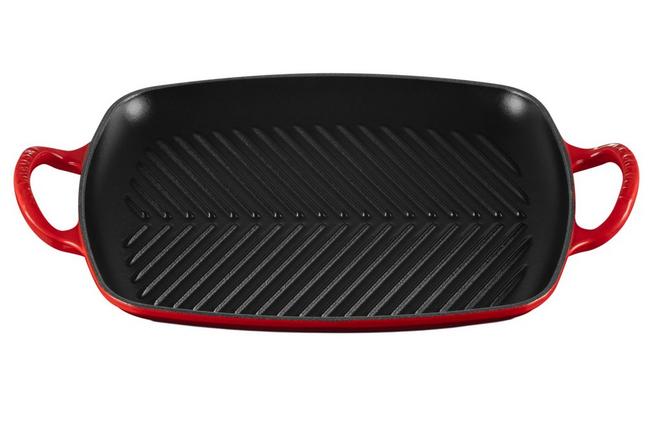 Imagen para Le Creuset La Fonte émaillée Parrilla 30 cm, rojo cereza