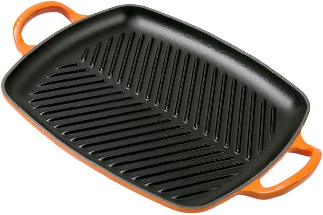 Le Creuset La Fonte enamel grill pan 30 cm, orange