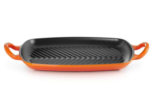 Image pour Le Creuset La Fonte émaillée gril 30 cm, orange