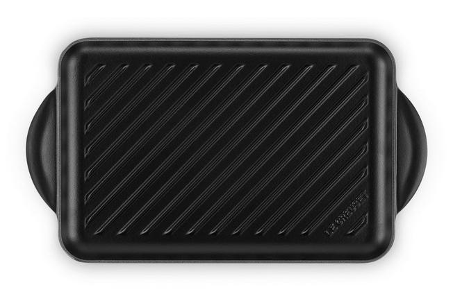 Immagine per Le Creuset La Fonte griglia smaltata rettangolare 32 cm, nero