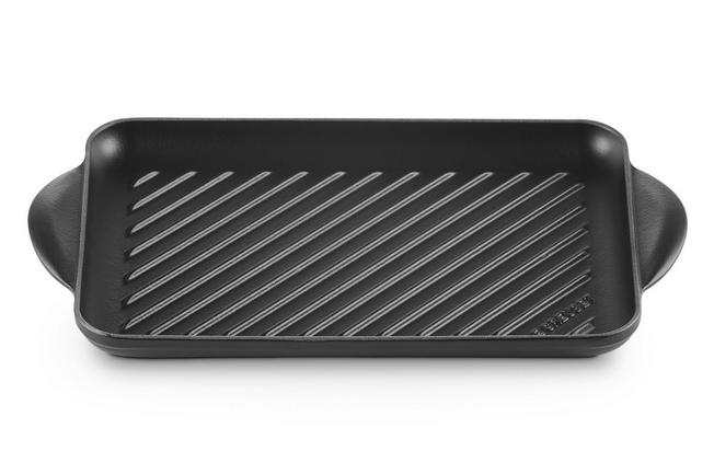 Immagine per Le Creuset La Fonte griglia smaltata rettangolare 32 cm, nero