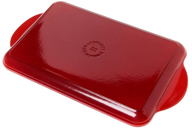 Le Creuset La Fonte enamel grill pan 30 cm, cherry red