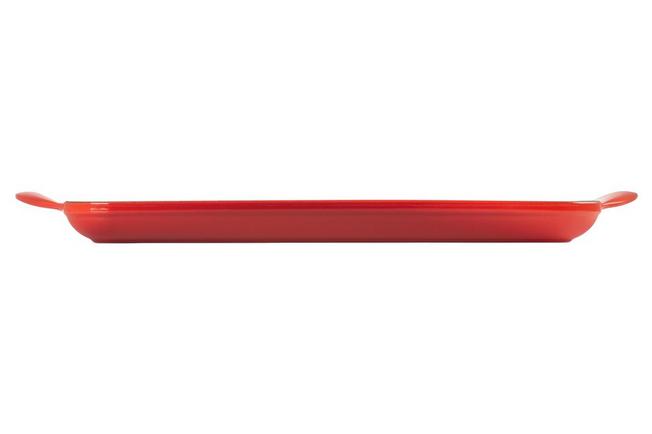 Image for Le Creuset La Fonte enamel rectangular grill pan 32 cm, red