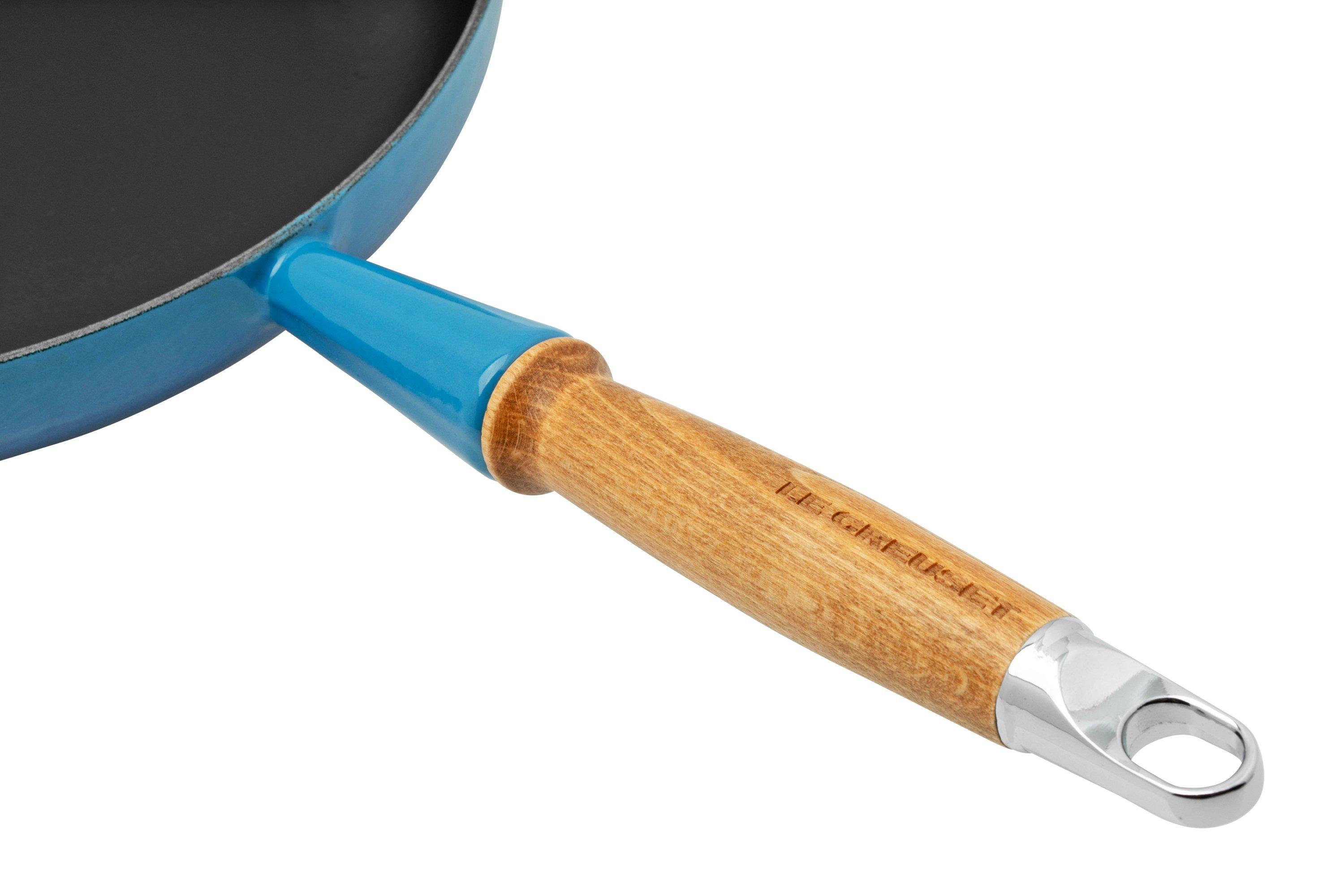 Le Creuset Signature koekenpan, 28 cm, 2.6L, azuurblauw Voordelig kopen bij knivesandtools.nl