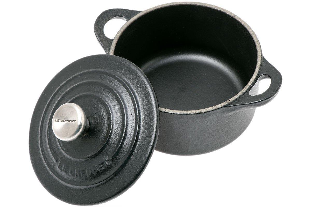 Le Creuset mini cocotte 10 cm, 0,3L noir mat Achetez à prix