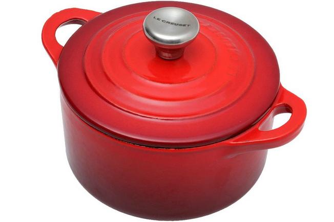 Mini cocotte 10 cm rouge en fonte - Tom Press