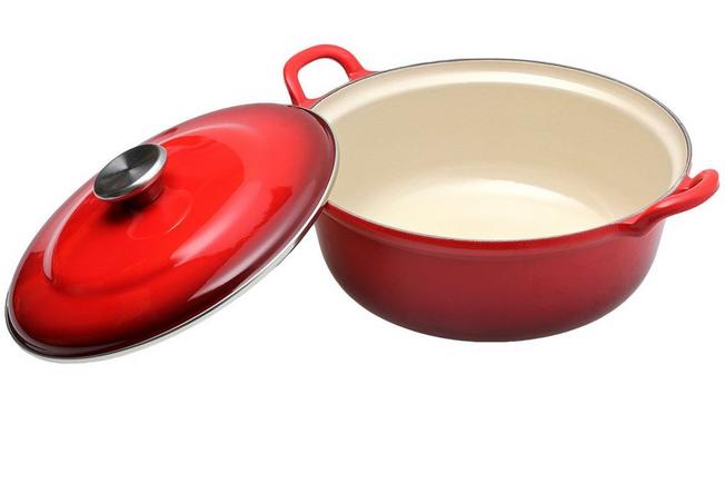 Le Creuset casserole 24 cm, 2,4 l red